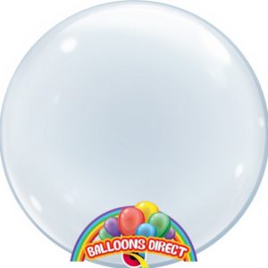 custom 22" plain bubble balloon from balloons direct