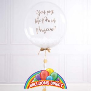 custom 22" text bubble balloon from balloons direct