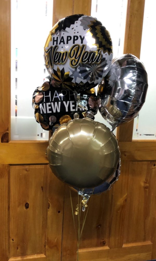 Our Happy New Year Deluxe Balloon Bouquet