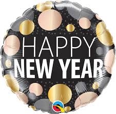 Our happy new year dots 18 from balloons Direct.ie