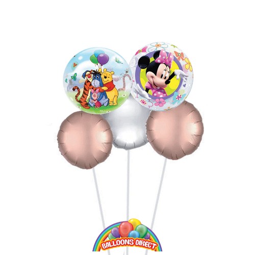 Minnie Balloon Bouquet - Winnie the Pooh Balloon Bouquet