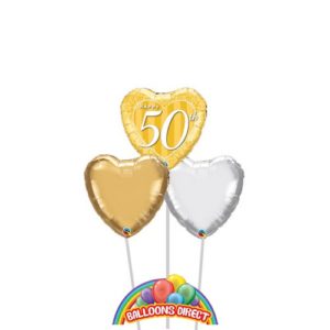 Happy 50th Anniversary Balloons