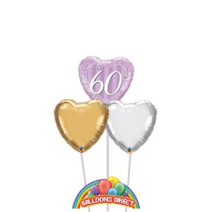 Happy 60th Anniversary Balloons