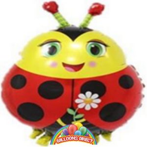 ladybird head foil balloon
